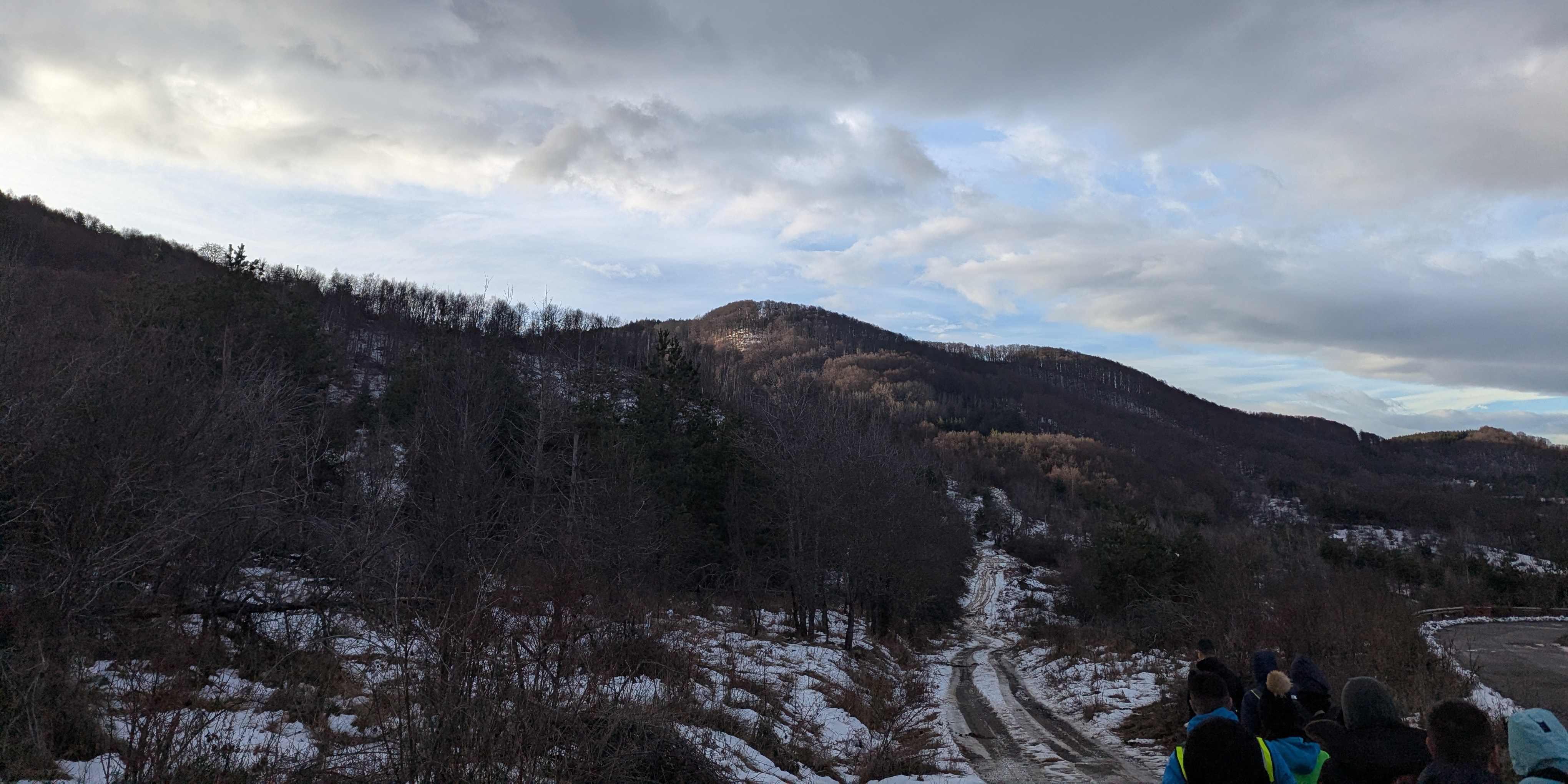 View along Ascent of Peak Vrashnik (highest peak of Mount Lisets)