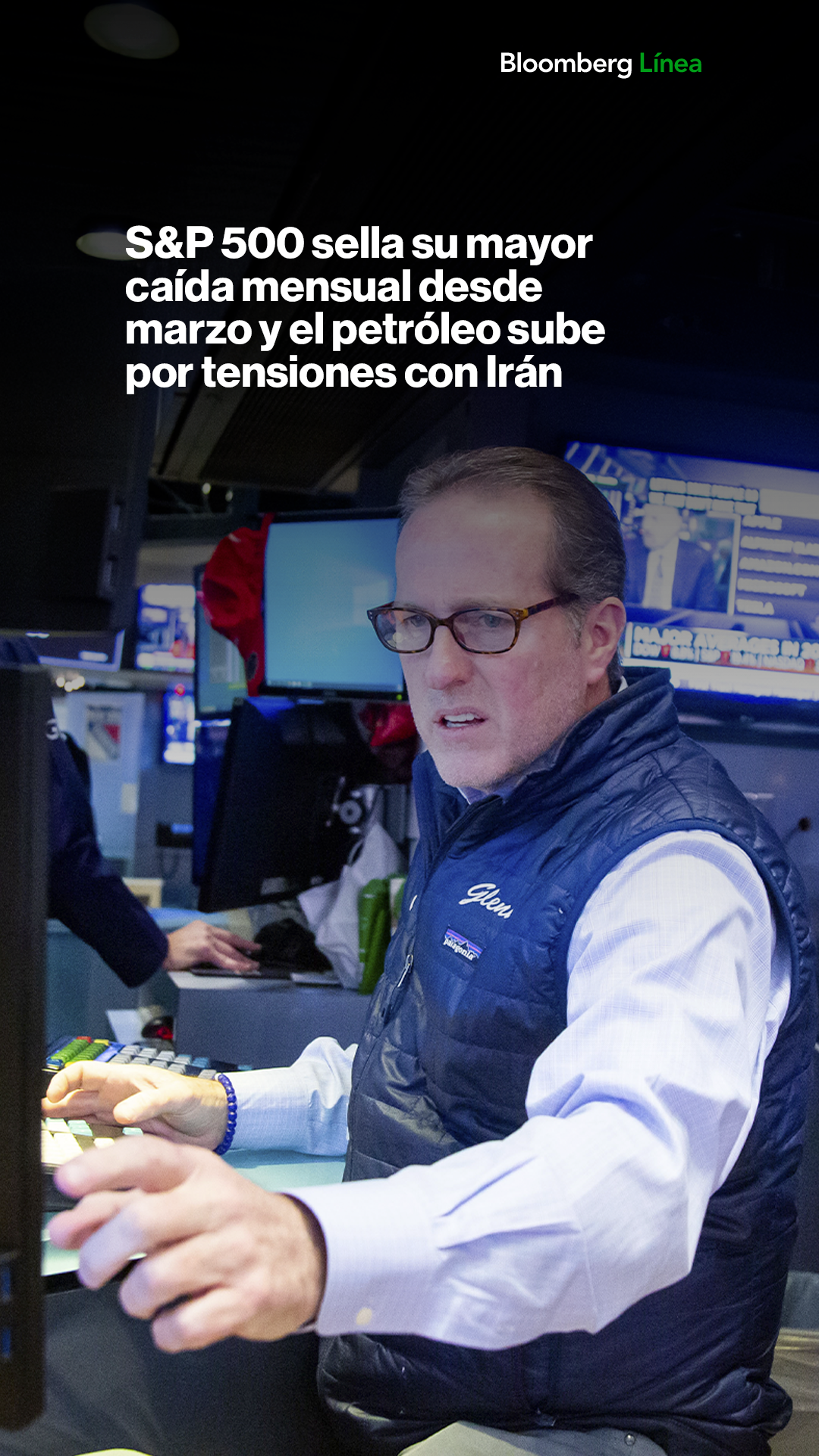 S&P 500 mayor caída mensual desde marzo 