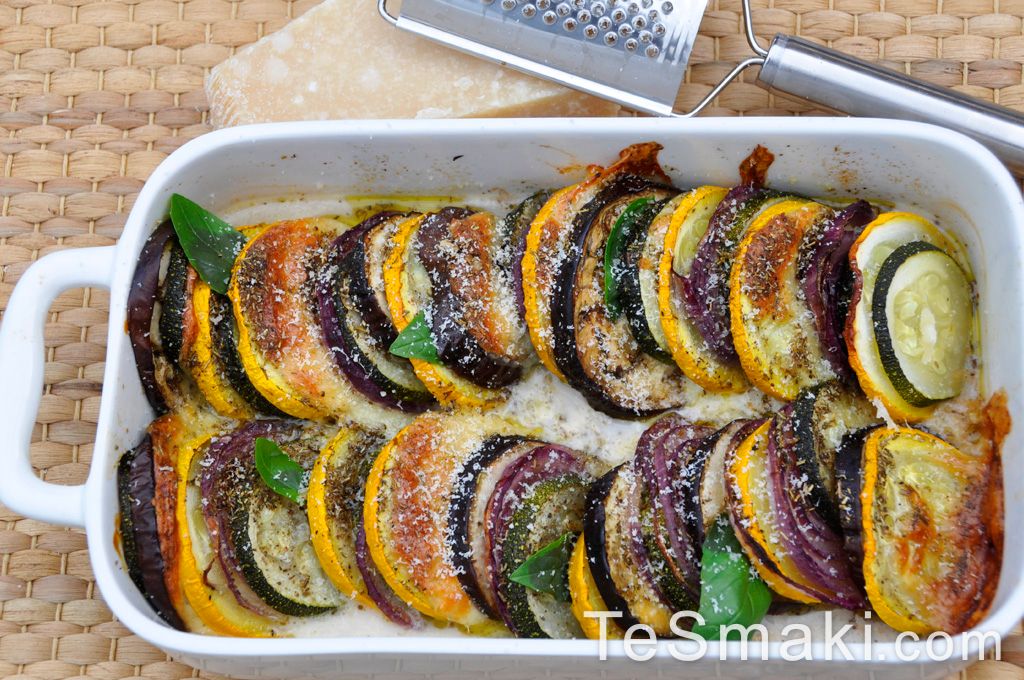 Baked Vegetables with Mozzarella 2