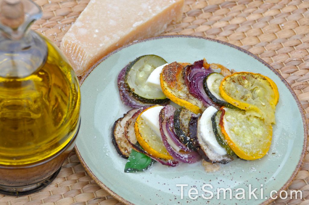 Baked Vegetables with Mozzarella 1