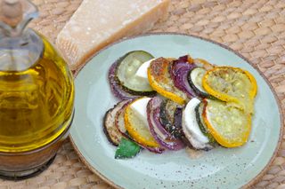 Baked Vegetables with Mozzarella