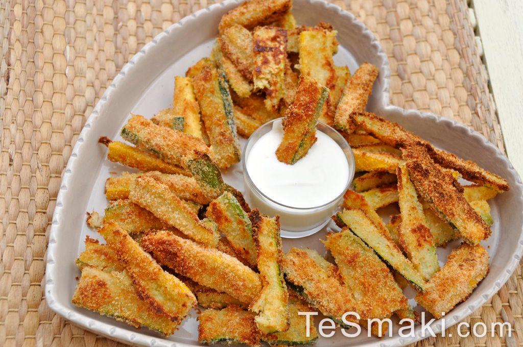 Baked Zucchini with Yogurt-Mayo Dip 2