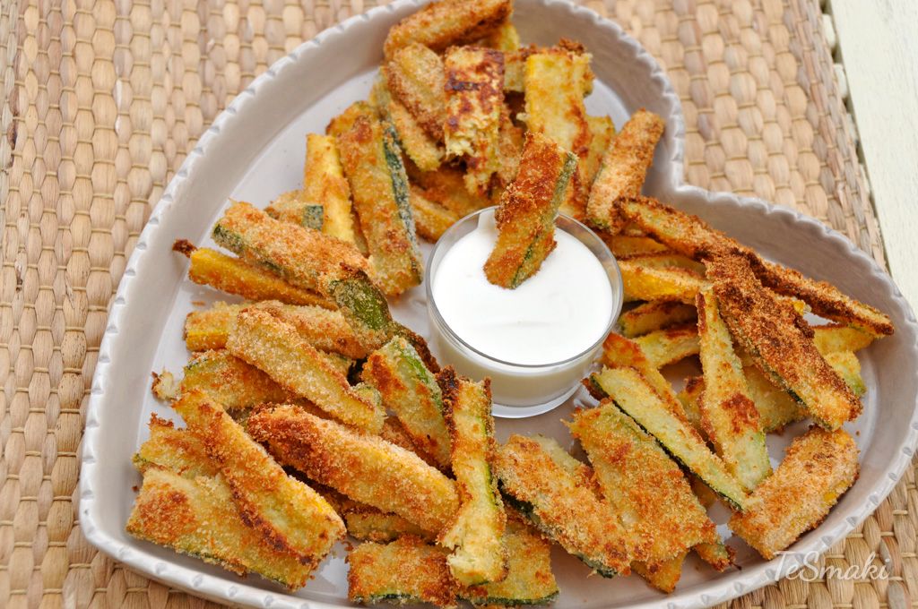 Baked Zucchini with Yogurt-Mayonnaise Dip 2