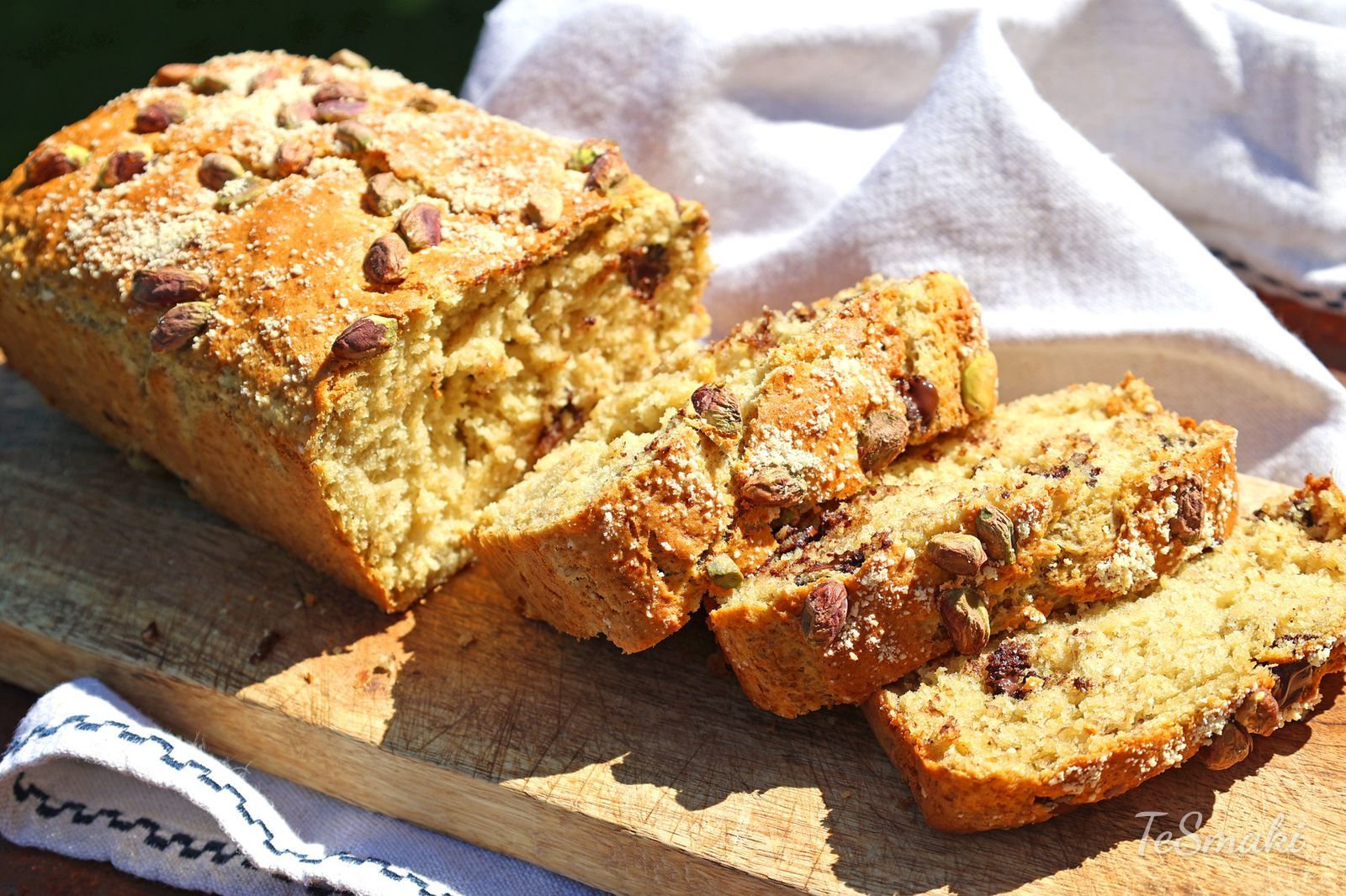 Cake banane aux pistaches et au chocolat 2