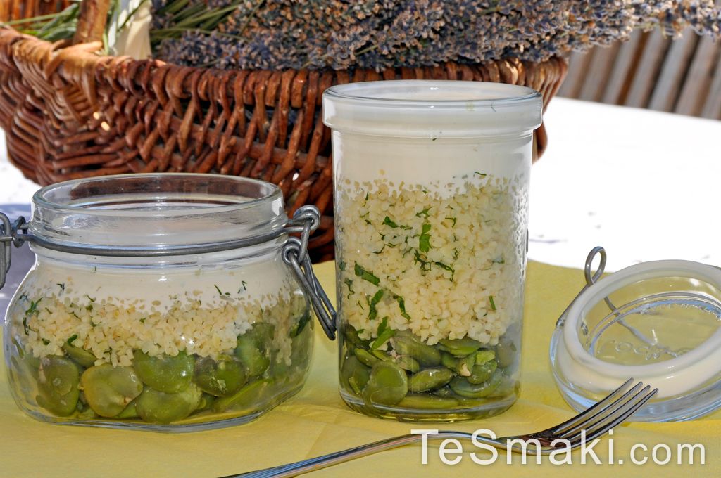 Broad Bean Salad with Bulgur 1