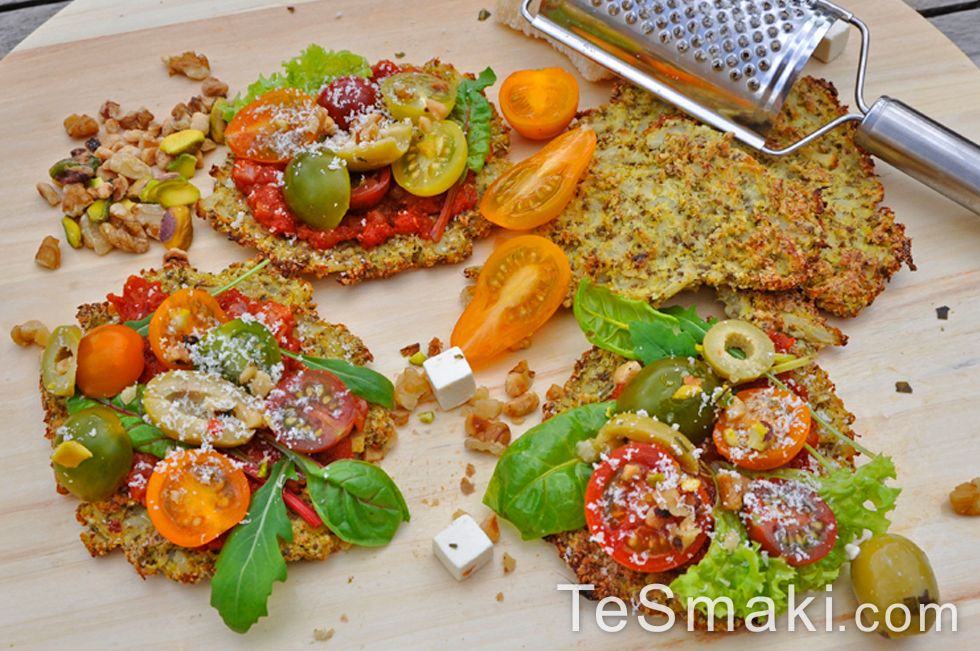 Cauliflower Fritters with Cherry Tomatoes 2