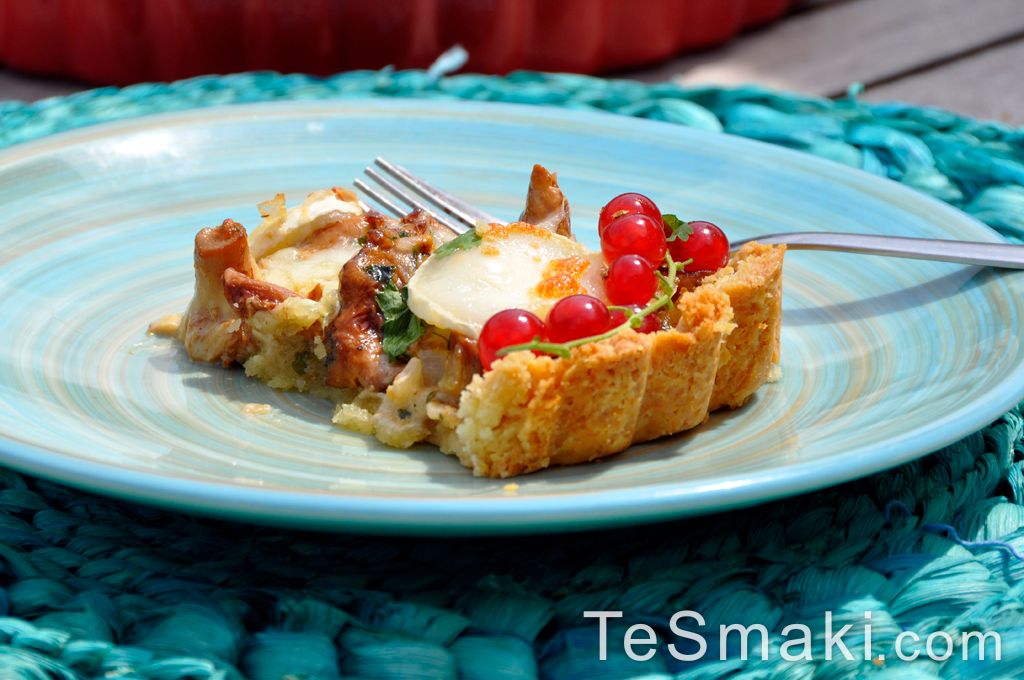 Mushroom Tart with Camembert Cheese 2