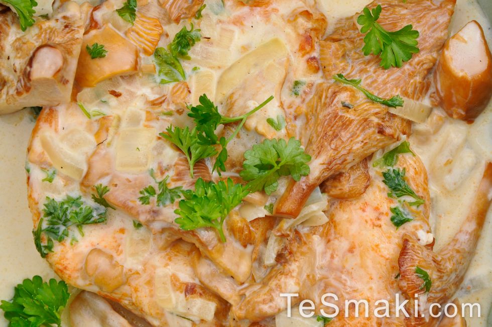Chicken in Chanterelle Sauce 2
