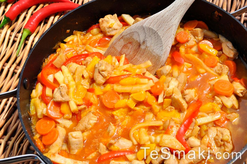 Chicken in Sweet and Spicy Sauce 1