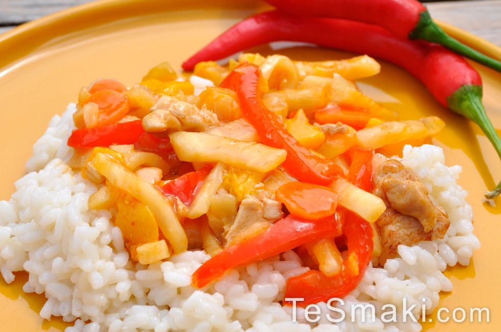 Chicken in Sweet and Spicy Sauce 2