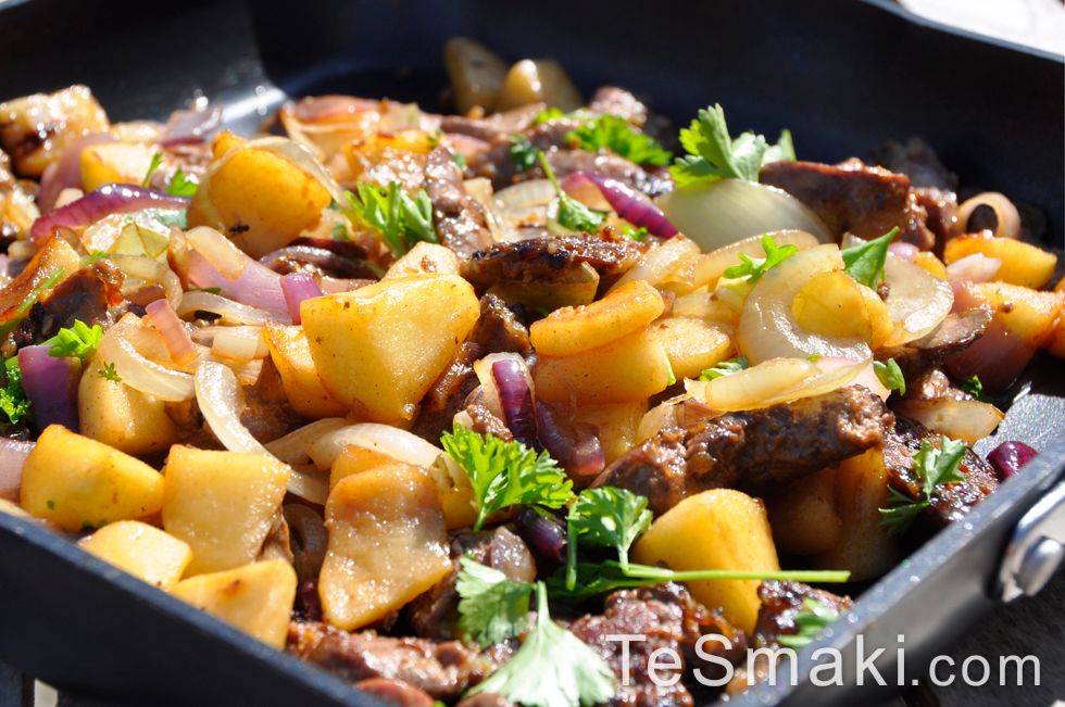 Chicken Liver with Caramelized Apple 1