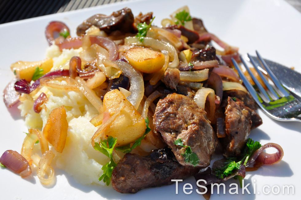 Chicken Liver with Caramelized Apple 2