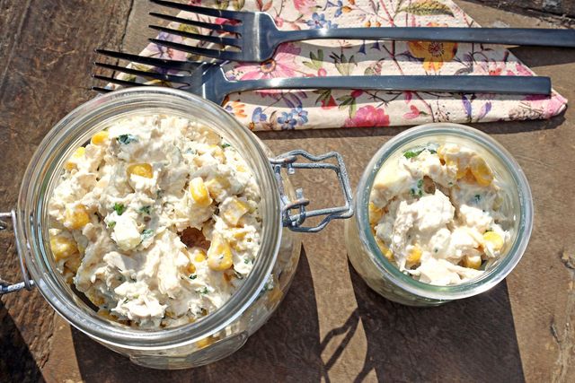 Salade de poulet à l'ananas