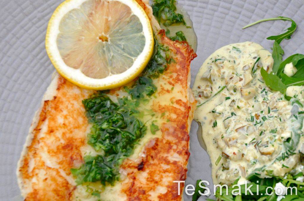 Fried Fish with Tartar Sauce and Parsley Pesto 2