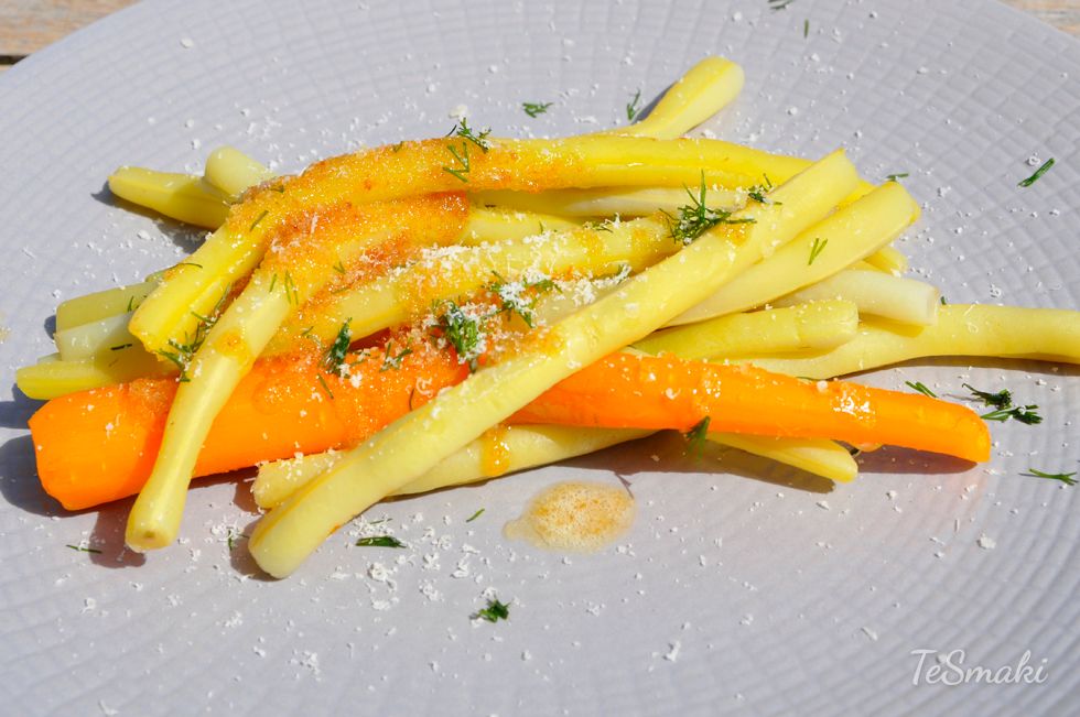 Green Beans with Breadcrumb Sauce 2