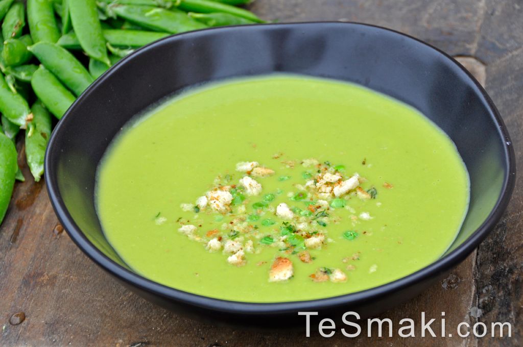 Green Pea Cream Soup 1