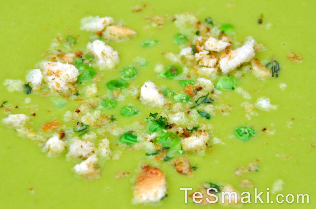 Green Pea Cream Soup 2