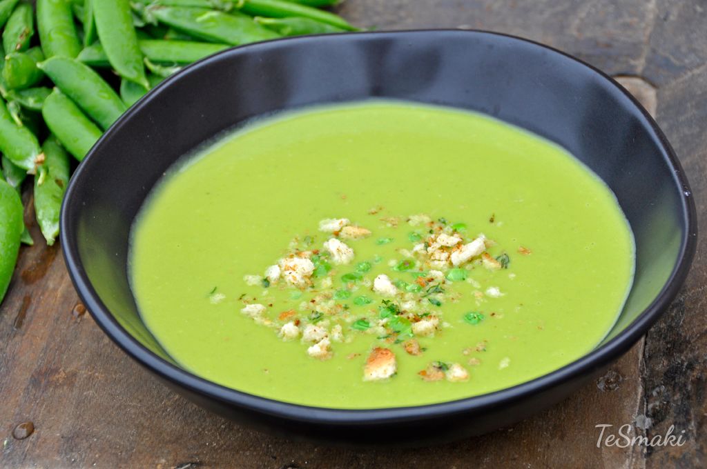 Green Pea Cream Soup 1