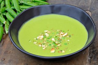 Green Pea Cream Soup