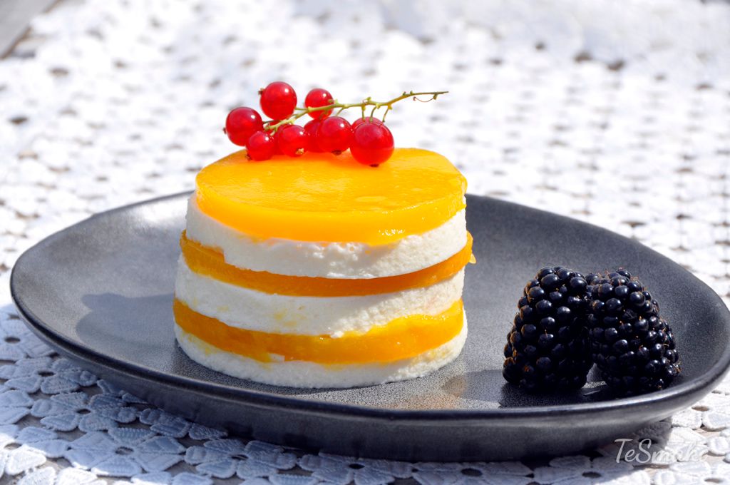 Mango Dessert with Creamy Sour Milk Rings 2