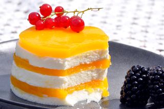 Mango Dessert with Sour Milk