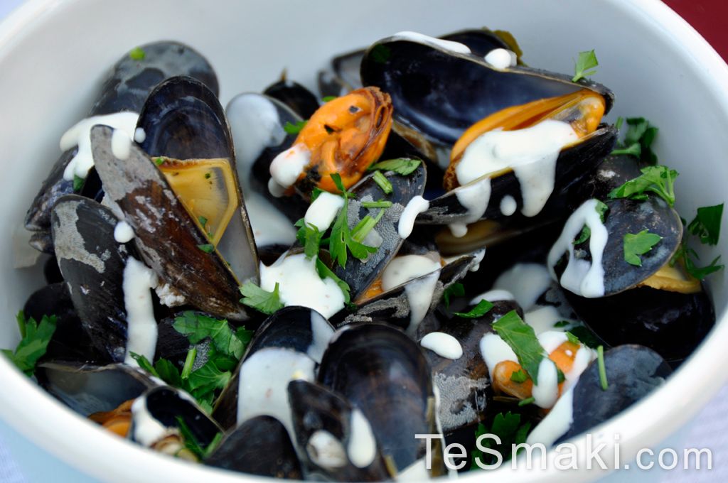 Mussels with Roquefort Cheese 1