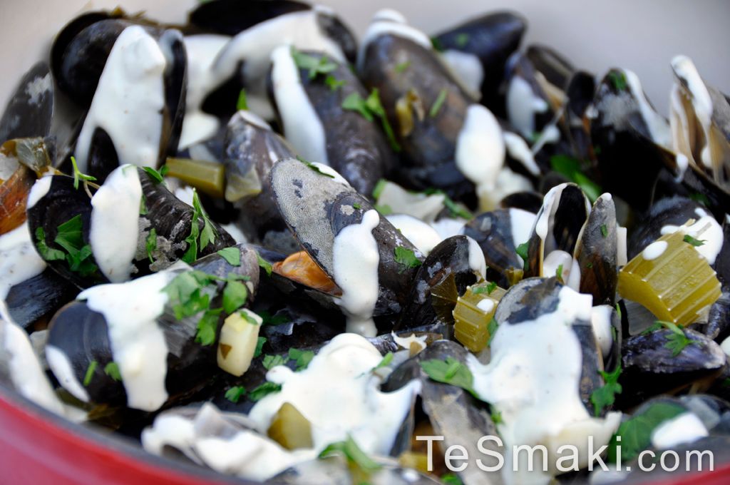 Mussels with Roquefort Cheese 2