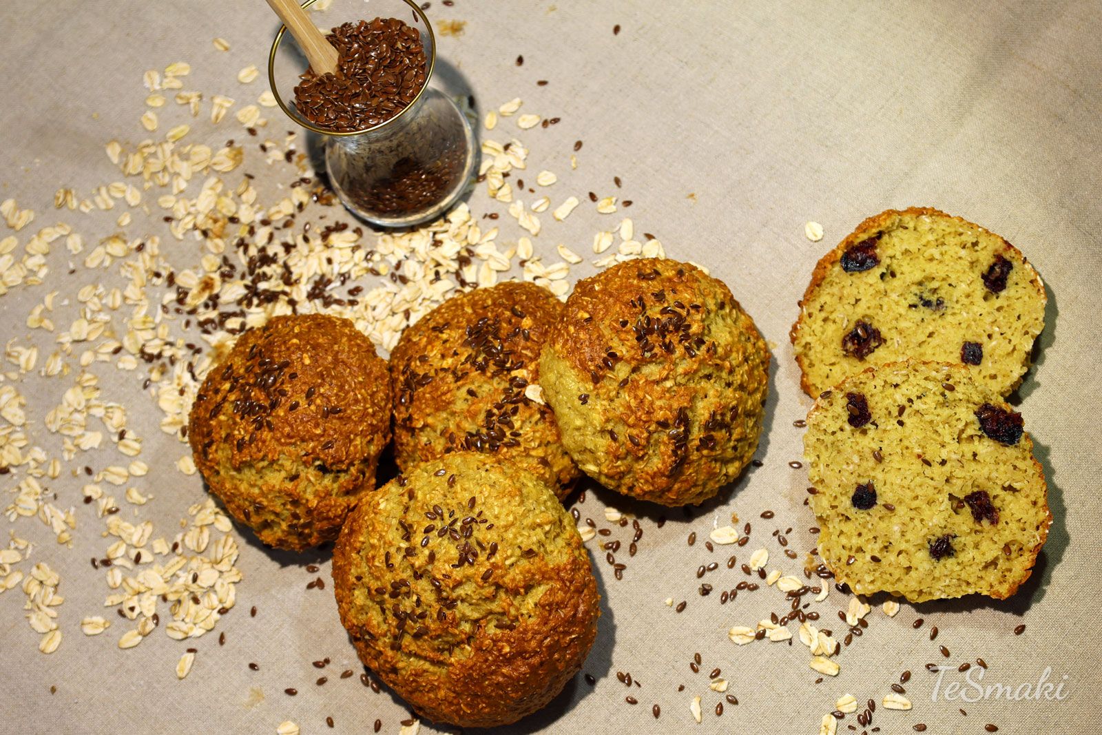 Szybkie bułeczki owsiane — breakfast, baked recipe