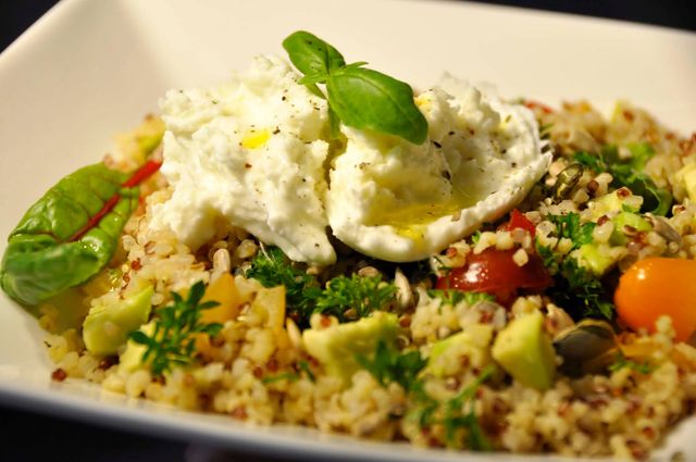 Quinoa and Bulgur Wheat Salad