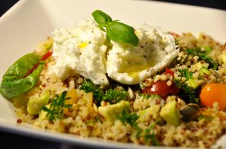 Quinoa and Bulgur Wheat Salad