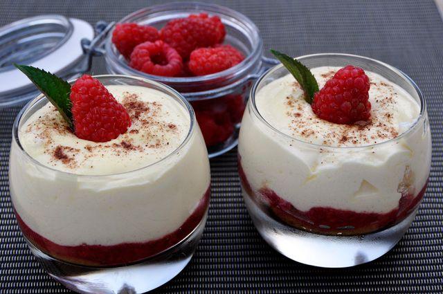 Tiramisu aux framboises