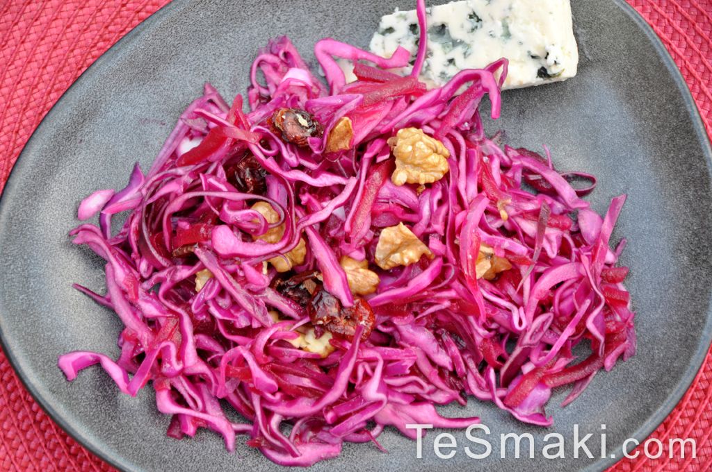 Salade de chou rouge et betterave 1