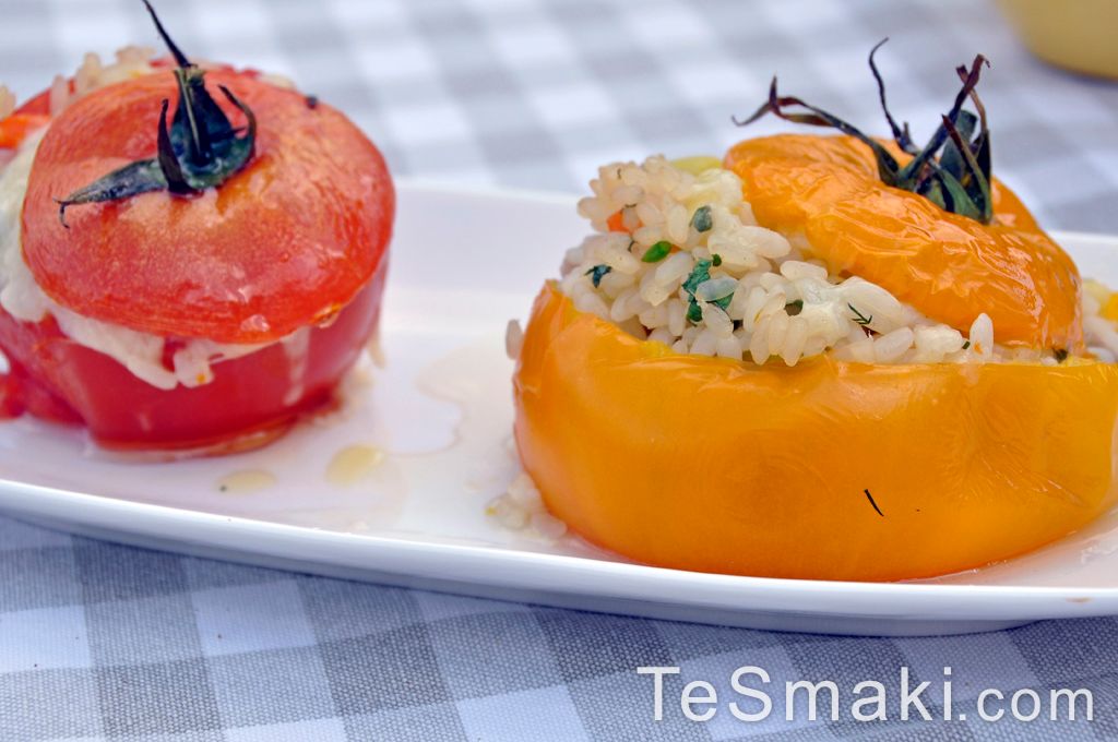 Risotto dans son emballage de tomate 2