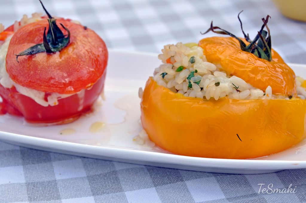 Risotto in a Tomato Shell 2