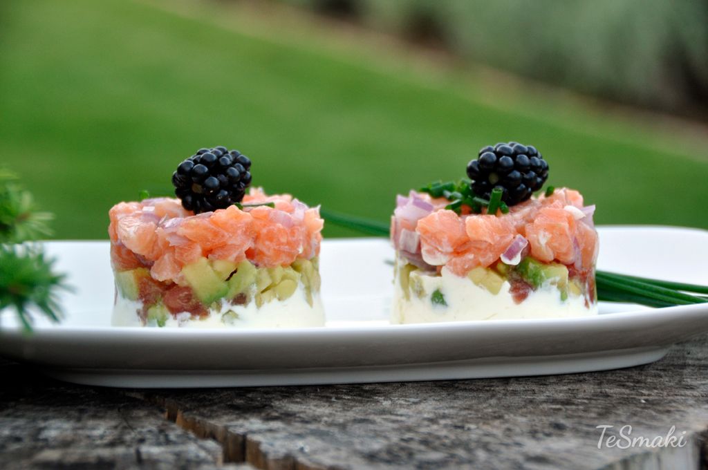 Tartare de saumon à l'avocat 2