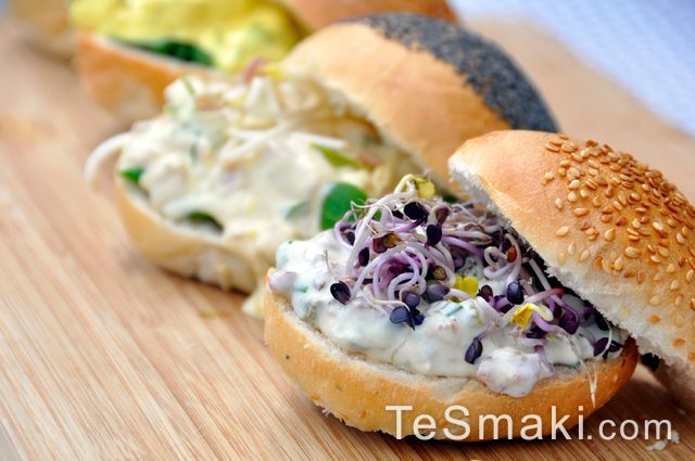 Sandwiches with Three Flavored Spreads