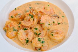 Shrimp in Cream Sauce