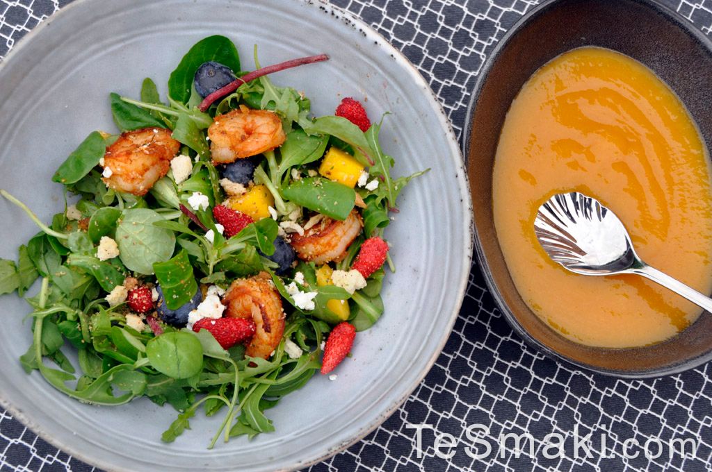 Shrimp Salad with Mango Dressing 3