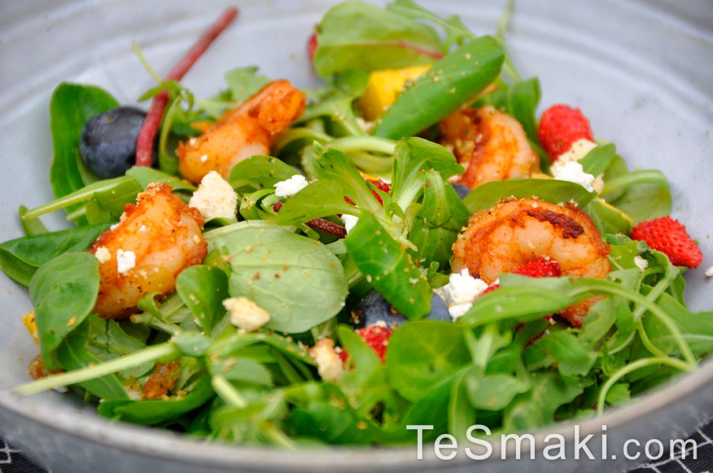 Shrimp Salad with Mango Dressing 2
