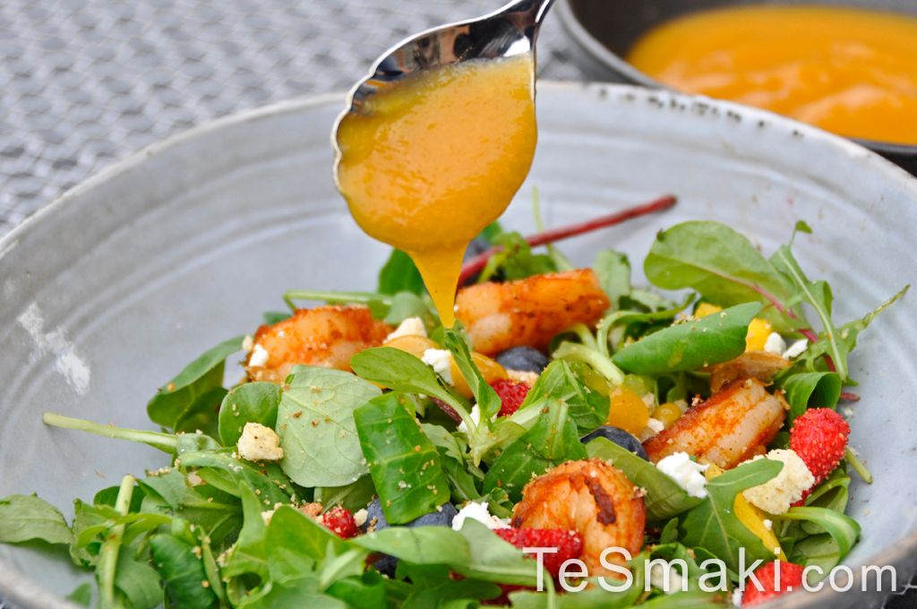 Shrimp Salad with Mango Dressing 1