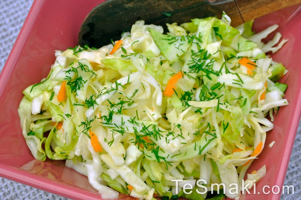 Salade de chou printanière 2