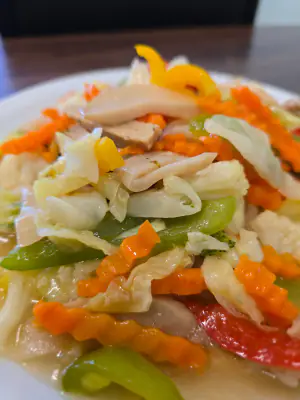 Stir-fried mixed vegetables