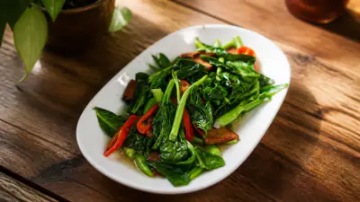 Stir-fried kale
