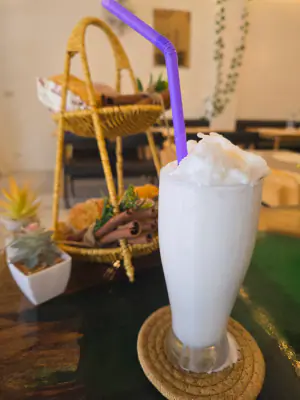 Fragrant coconut smoothie