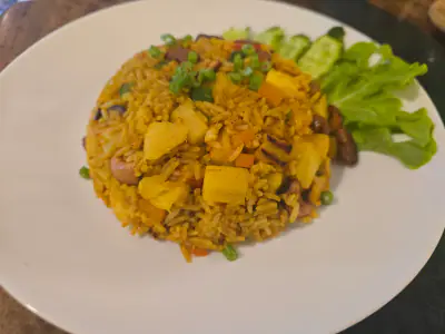 Pineapple fried rice