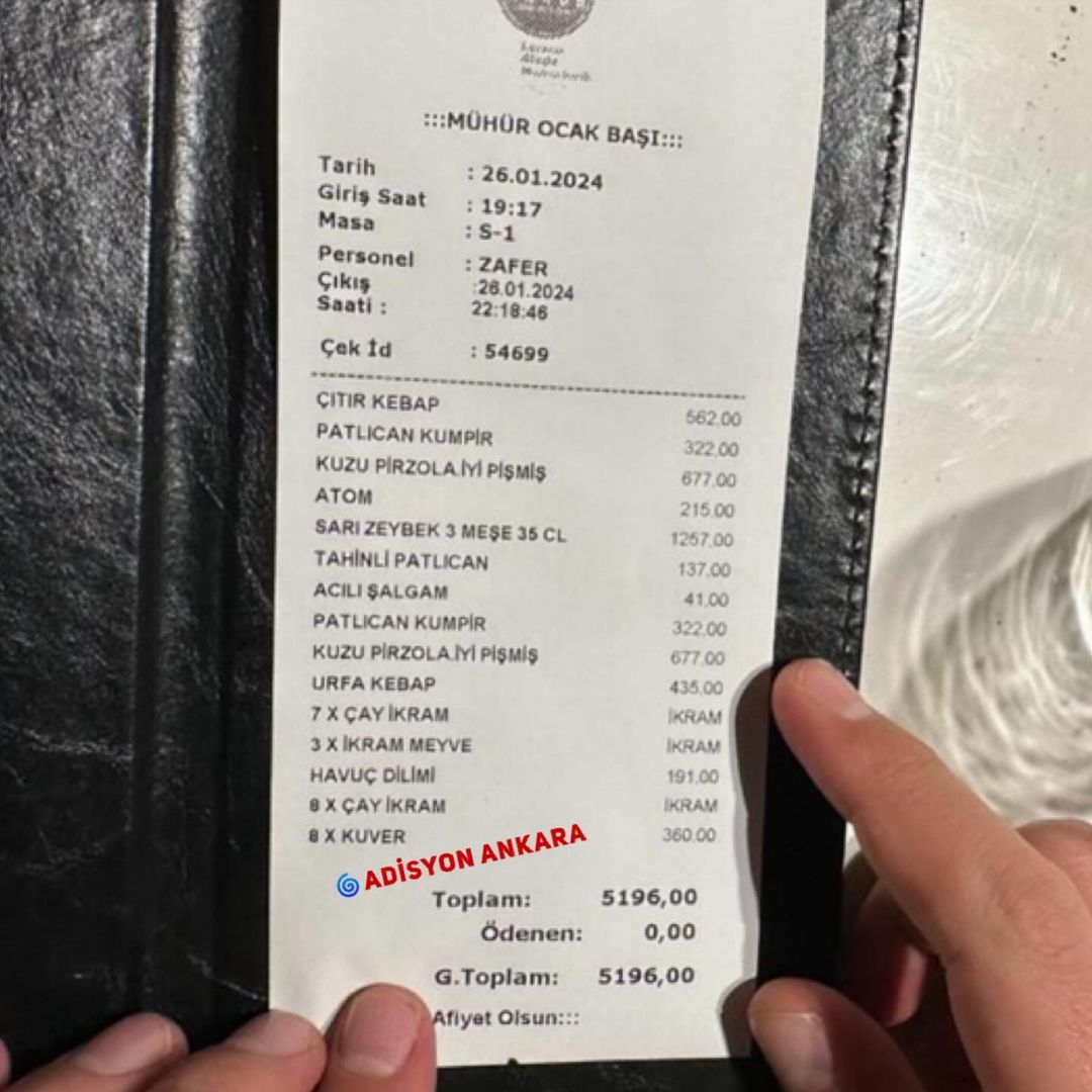 Afitap Meyhane Söğütözü Menüsü