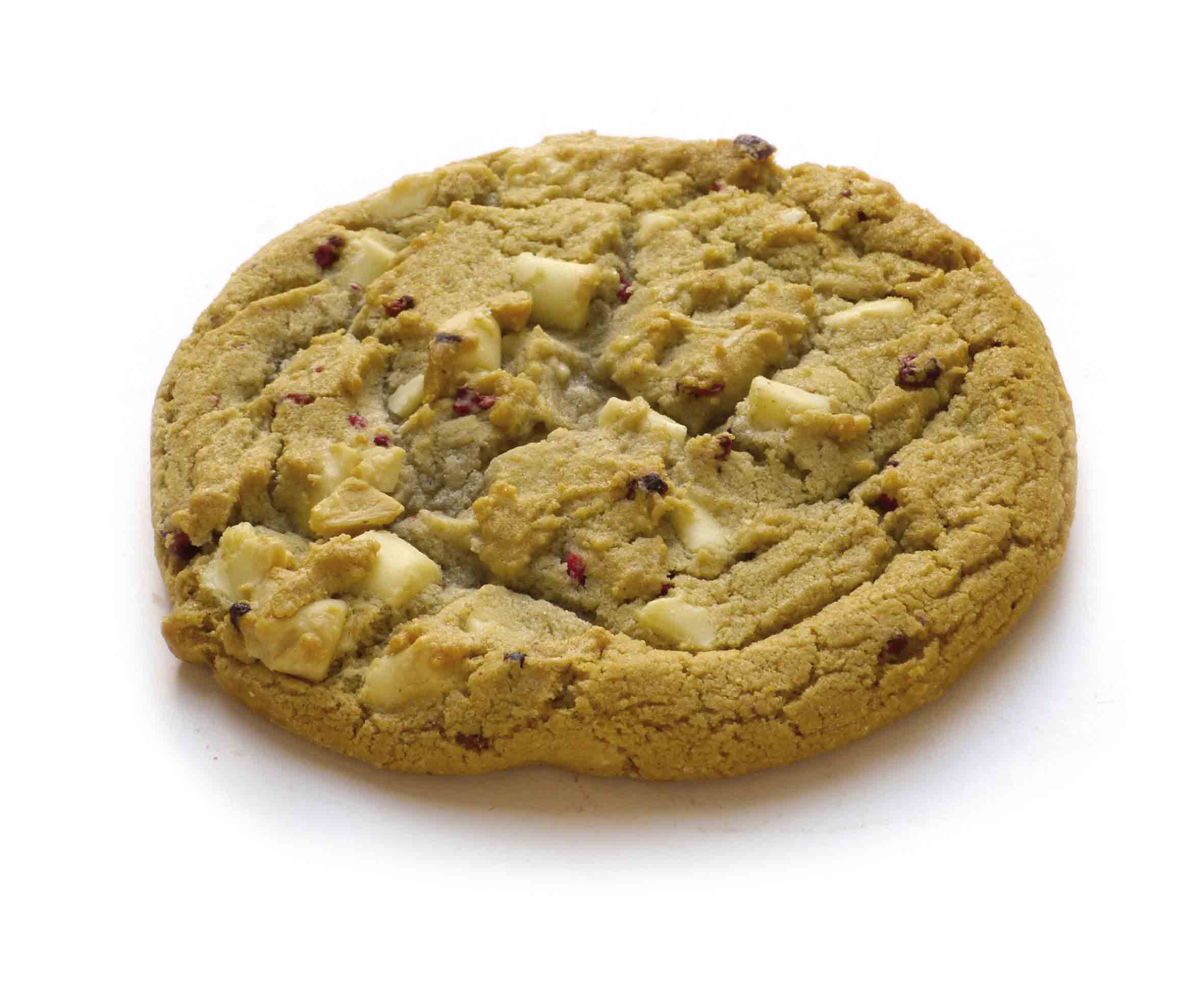 White Belgian Chocolate Raspberry Cookie
