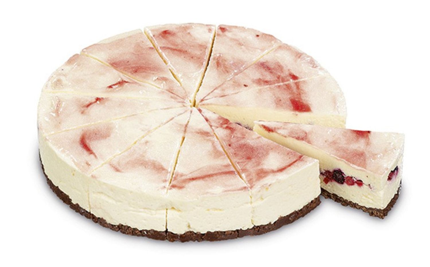Gâteau au fromage aux fruits des bois 