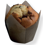 Muffin Tulipe Chocolate Pieces