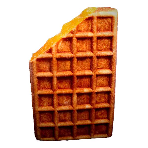 Apricot waffle